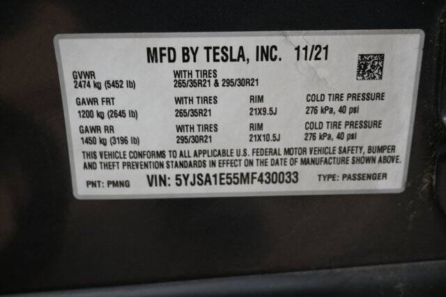 2021 Tesla Model S Long Range