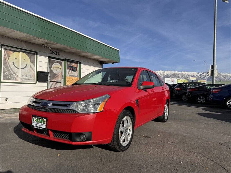 Red 2008 Ford Focus SES SES 4dr Sedan 1