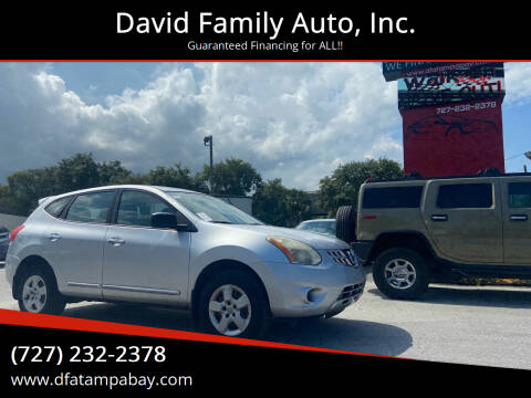 2012 Nissan Rogue for sale at David Family Auto, Inc. in New Port Richey FL