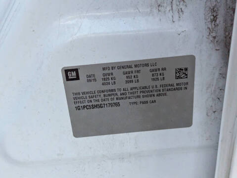 2016 Chevrolet Cruze Limited LS Auto