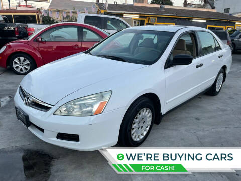 2007 Honda Accord for sale at Good Vibes Auto Sales in North Hollywood CA
