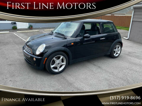 2005 MINI Cooper for sale at First Line Motors in Brownsburg IN