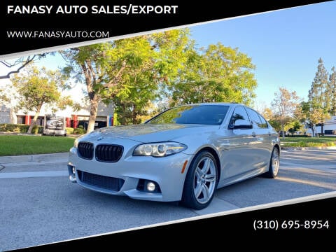 2014 BMW 5 Series for sale at FANASY AUTO SALES/EXPORT in Yorba Linda CA