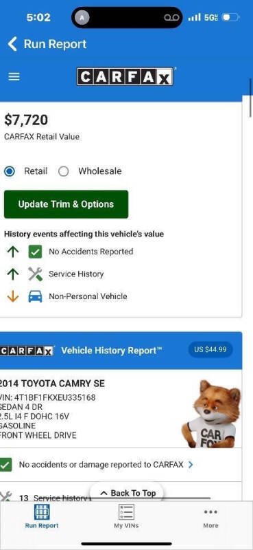 2014 Toyota Camry SE