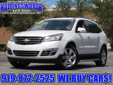 2016 Chevrolet Traverse for sale at Hollingsworth Auto Sales in Raleigh NC