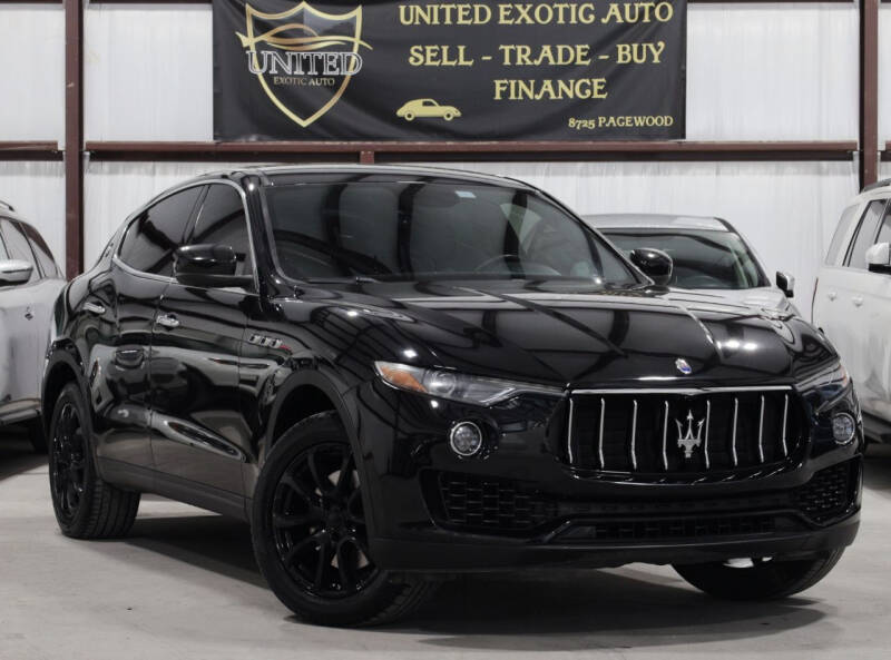 2017 Maserati Levante for sale at United Exotic Auto in Houston TX