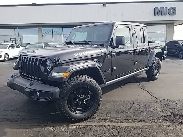 Used 2022 Jeep Gladiator WILLYS with VIN 1C6HJTAG6NL158692 for sale in Bellefontaine, OH