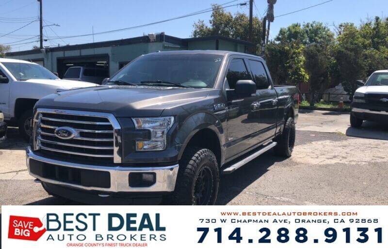 2015 Ford F-150 for sale at Best Deal Auto Brokers in Orange CA
