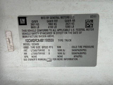 2011 Chevrolet Express 2500