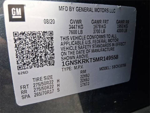 2021 Chevrolet Tahoe RST