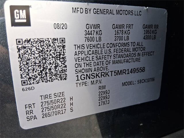 2021 Chevrolet Tahoe RST