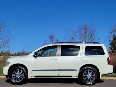 2010 Infiniti QX56 for sale at CLEAR CHOICE AUTOMOTIVE in Milwaukie OR