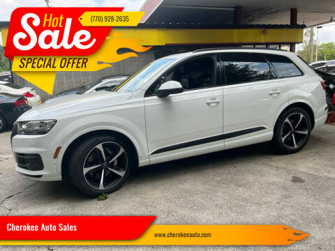 2019 Audi Q7 for sale at Cherokee Auto Sales in Acworth GA