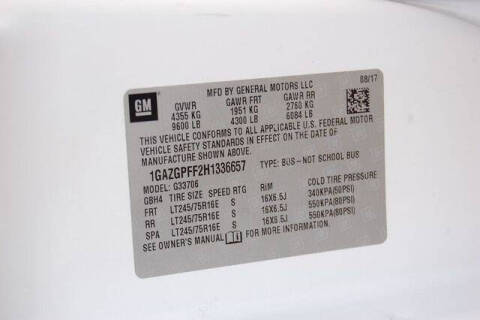 2017 Chevrolet Express LT 3500