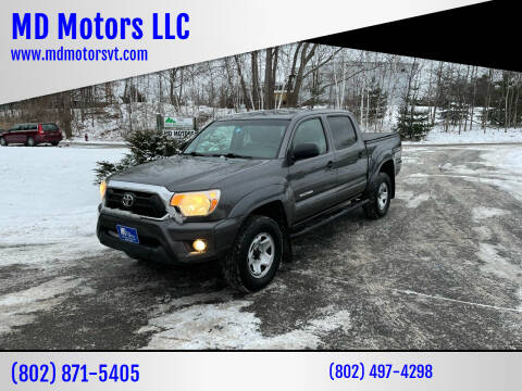 2012 Toyota Tacoma for sale at MD Motors LLC in Williston VT