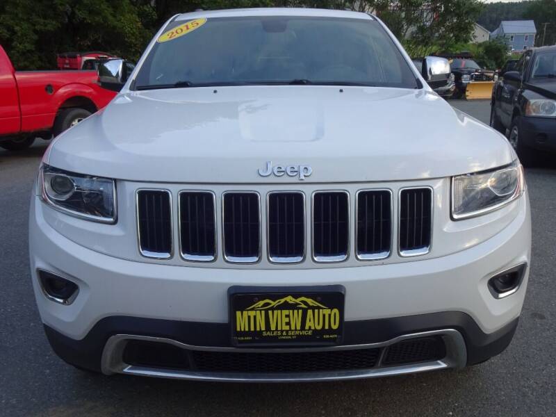 2015 Jeep Grand Cherokee for sale at MOUNTAIN VIEW AUTO in Lyndonville VT