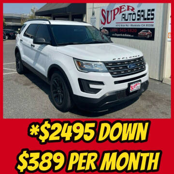 2017 Ford Explorer for sale at Super Auto Sales Modesto in Modesto CA