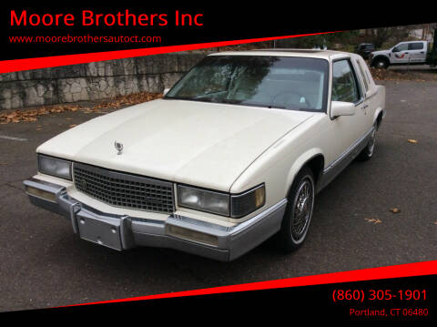 1989 Cadillac DeVille for sale at Moore Brothers Inc in Portland CT