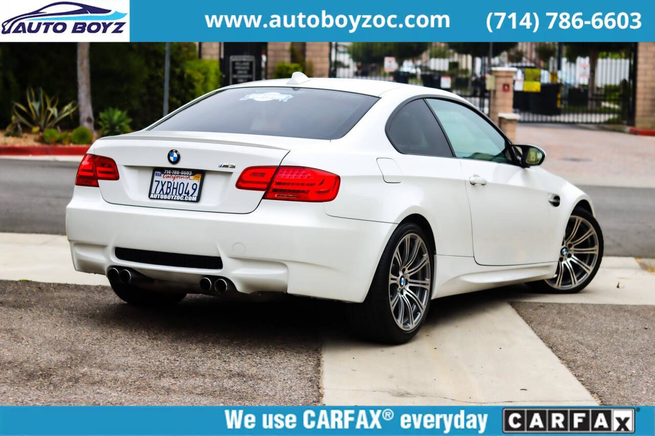 2011 BMW M3 for sale at Auto Boyz in Garden Grove, CA