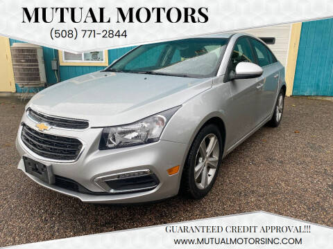 2015 Chevrolet Cruze for sale at Mutual Motors in Hyannis MA