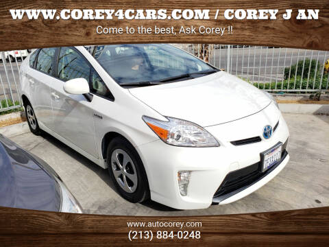 2014 Toyota Prius for sale at WWW.COREY4CARS.COM / COREY J AN in Los Angeles CA