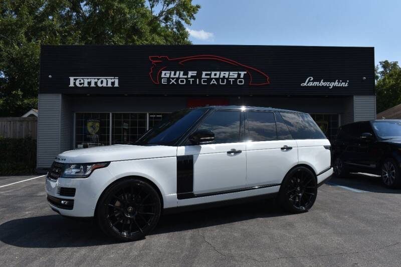 2017 Land Rover Range Rover for sale at Gulf Coast Exotic Auto in Gulfport MS