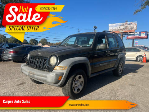 2005 Jeep Liberty for sale at Carpro Auto Sales in Chesapeake VA