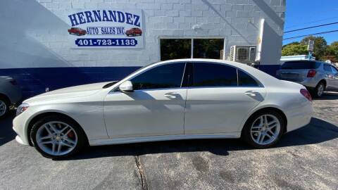 2015 Mercedes-Benz S-Class for sale at Hernandez Auto Sales in Pawtucket RI