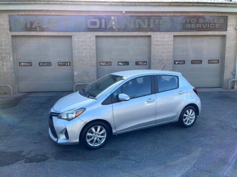 2016 Toyota Yaris for sale at Mastroianni Auto Sales in Palmer MA