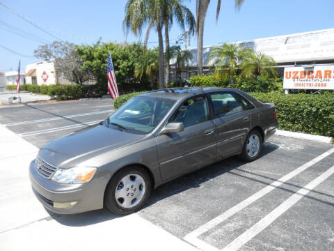 2003 Toyota Avalon for sale at Uzdcarz Inc. in Pompano Beach FL