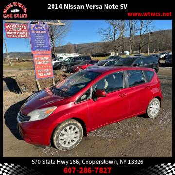 2014 Nissan Versa Note for sale at Wahl to Wahl Car Sales in Cooperstown NY