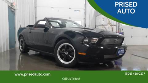 2010 Ford Mustang for sale at PRISED AUTO in Gladstone MI