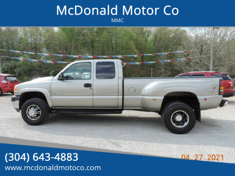 2002 GMC Sierra 3500 for sale at McDonald Motor Co in Harrisville WV