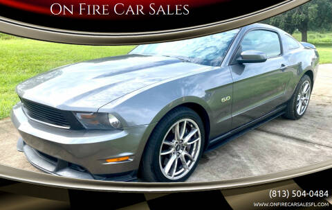 2011 Ford Mustang for sale at On Fire Car Sales in Tampa FL