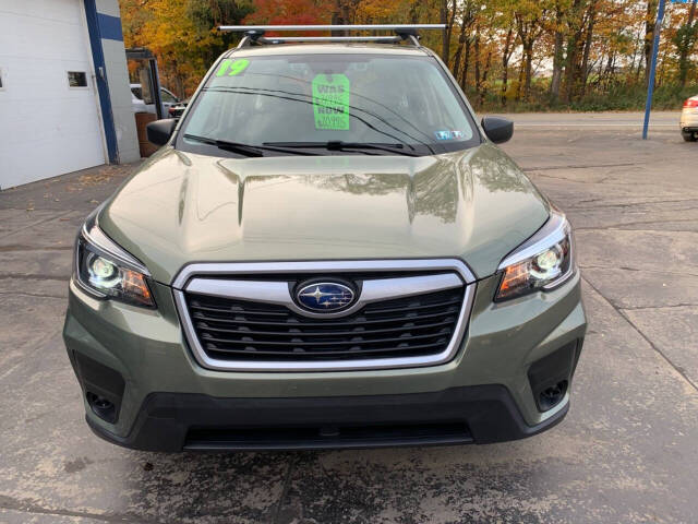 2019 Subaru Forester for sale at Chuckie Bizzarro's Fleetwing Auto in Erie, PA