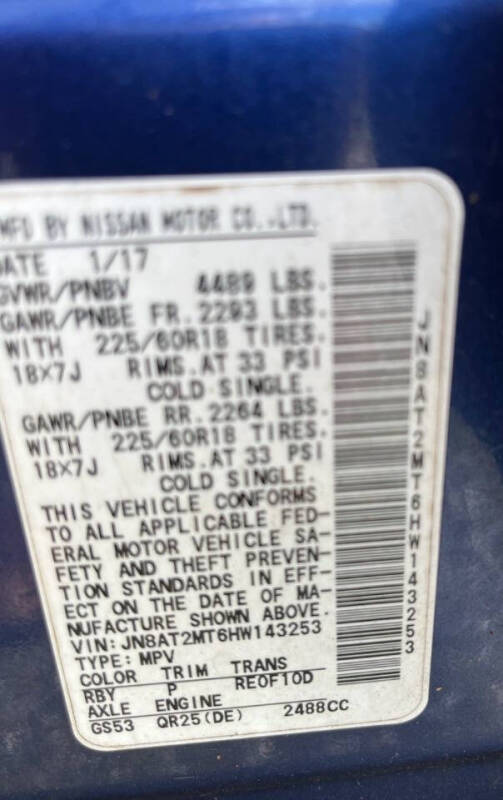 2017 Nissan Rogue SL