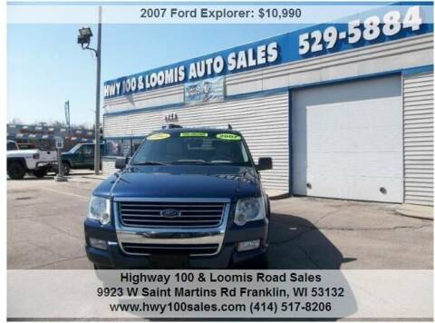 2007 Ford Explorer for sale at Highway 100 & Loomis Road Sales in Franklin WI
