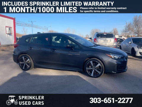 2019 Subaru Impreza for sale at Sprinkler Used Cars in Longmont CO