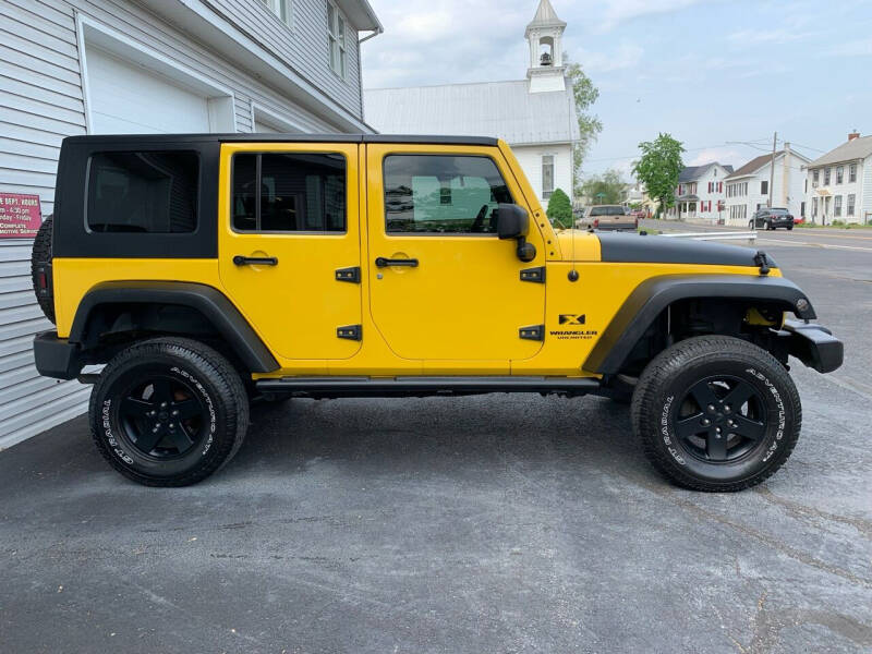 2008 Jeep Wrangler Unlimited for sale at VILLAGE SERVICE CENTER in Penns Creek PA