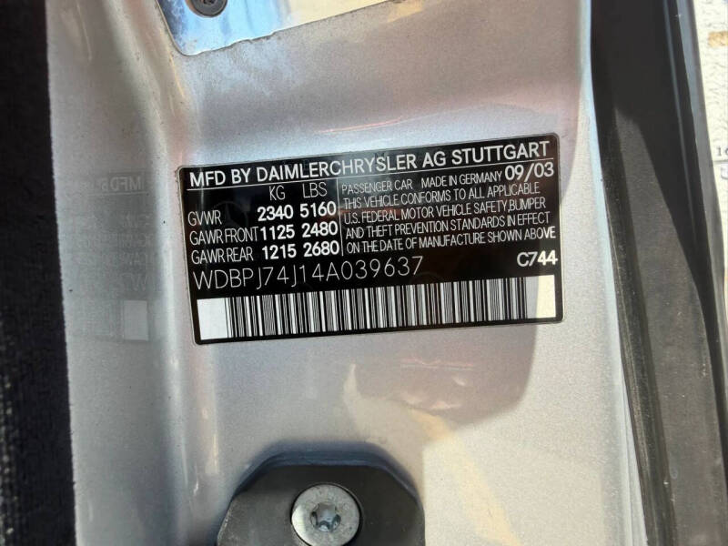 2004 Mercedes-Benz CL-Class CL 55 AMG