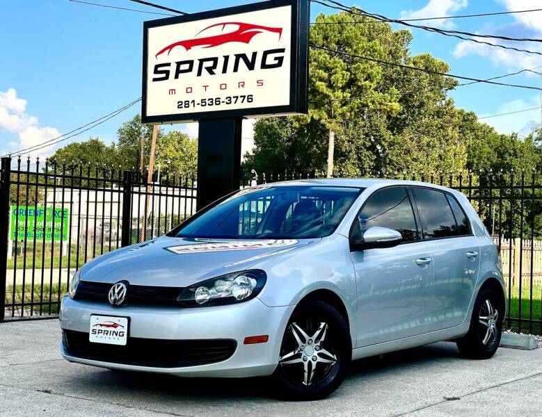 2012 Volkswagen Golf for sale at Spring Motors in Spring TX