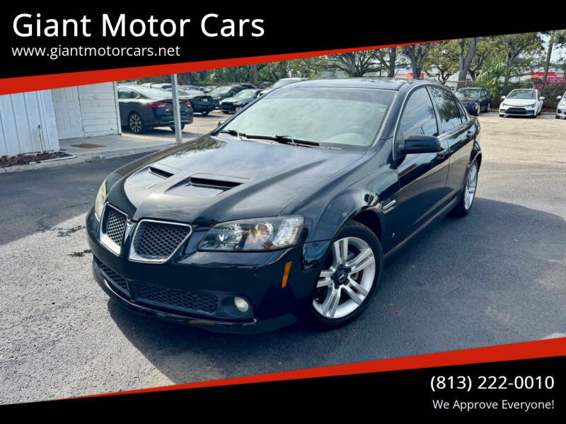 2008 Pontiac G8 for sale at Giant Motor Cars in Tampa FL