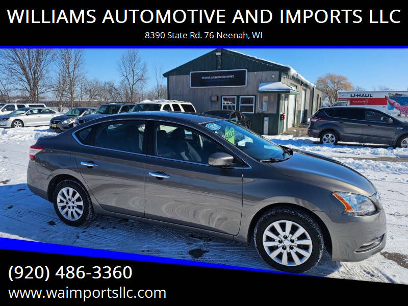 2015 Nissan Sentra for sale at WILLIAMS AUTOMOTIVE AND IMPORTS LLC in Neenah WI