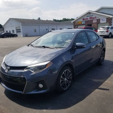 2016 Toyota Corolla for sale at DANSVILLE AUTO MART INC in Dansville NY