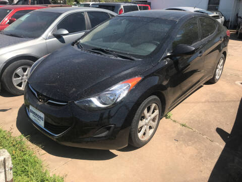 2013 Hyundai Elantra for sale at Simmons Auto Sales in Denison TX