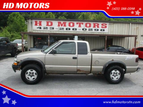 2003 Chevrolet S-10 for sale at HD MOTORS in Kingsport TN