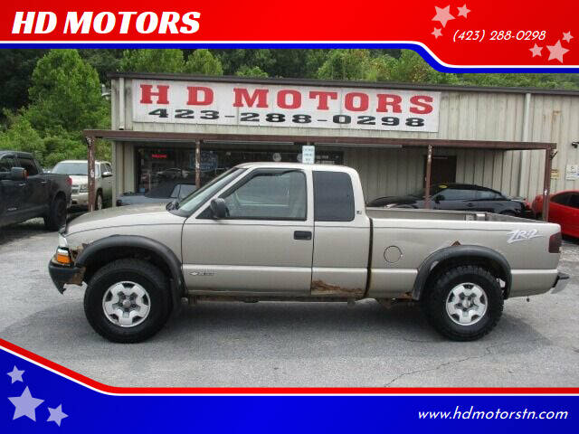 2003 Chevrolet S-10 for sale at HD MOTORS in Kingsport TN