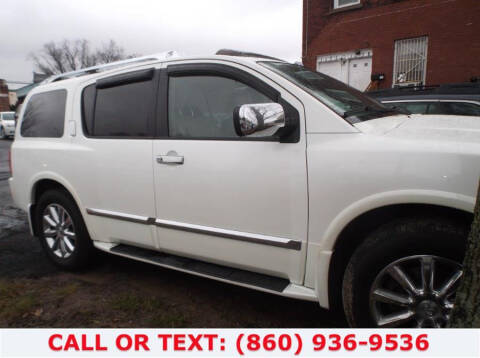 2010 Infiniti QX56 for sale at Lee Motor Sales Inc. in Hartford CT