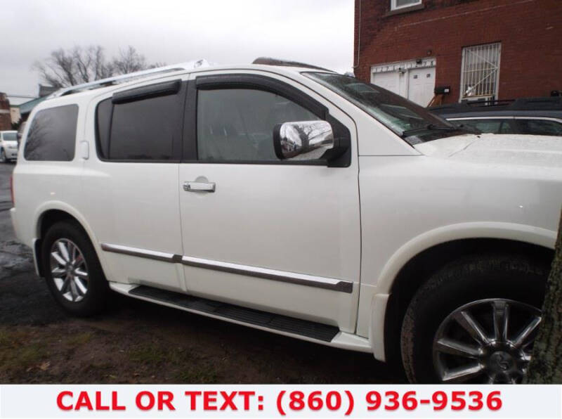 2010 Infiniti QX56 for sale at Lee Motor Sales Inc. in Hartford CT