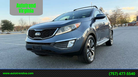 2013 Kia Sportage for sale at Autotrend Virginia in Virginia Beach VA